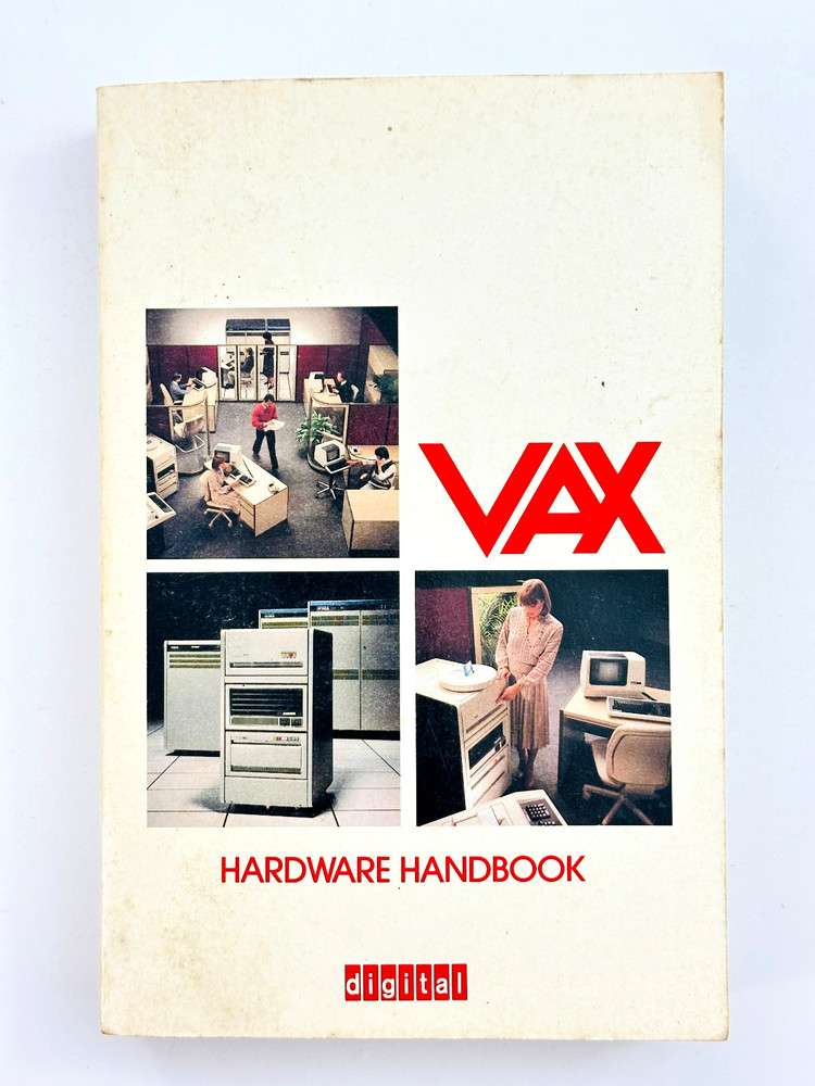 VAX Hardware Handbook Digital DEC 1982 Vtg Computer