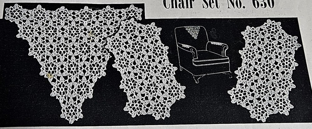 BEDSPREAD Tablecloth NOVELTY CROCHET PATTERNS LILY 102