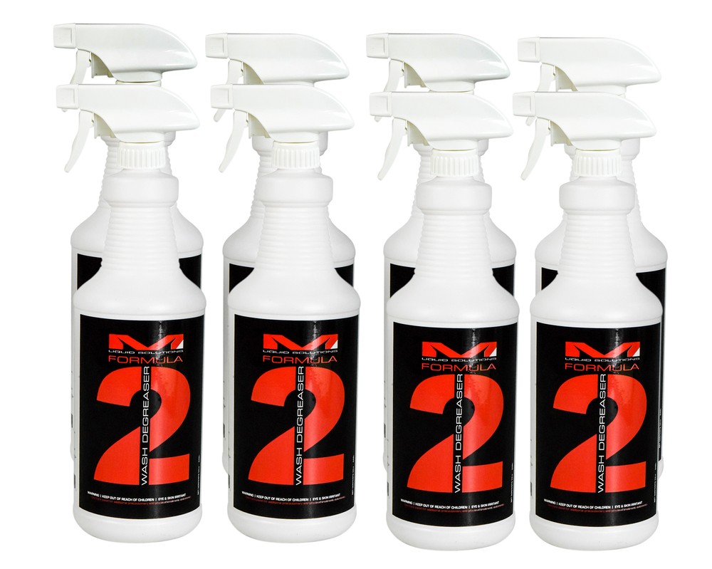 Matrix Liquid Solutions Formula 2 Biodegradable Wash Degreaser 32oz 8 Pack