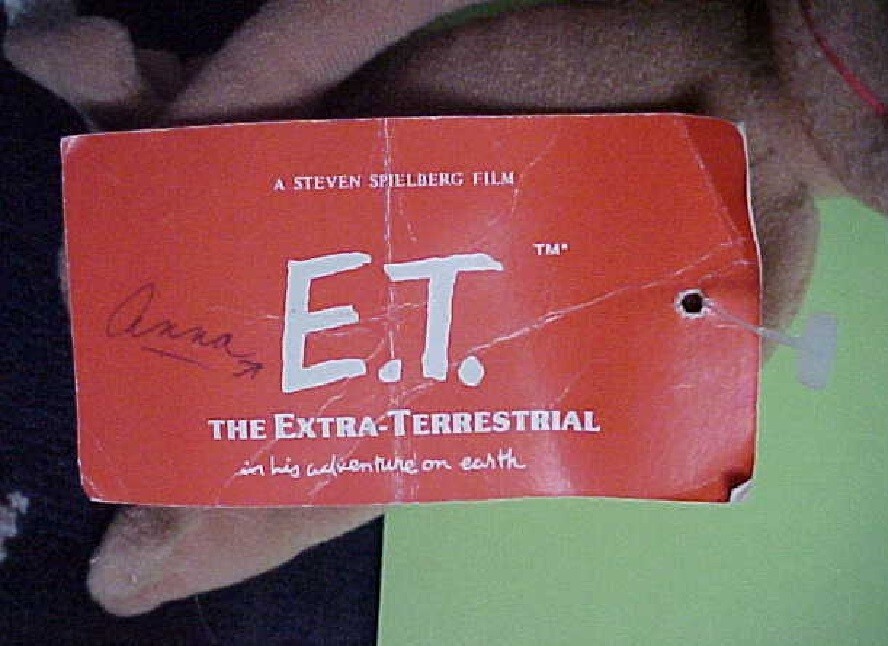 E.T. Extra Terrestrial Plush Figure 1982 with tag