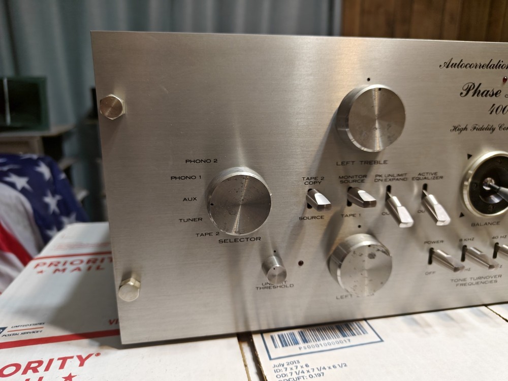 PHASE LINEAR 4000 PREAMPLIFIER HIGH FIDELITY CONTROL CONCOLE