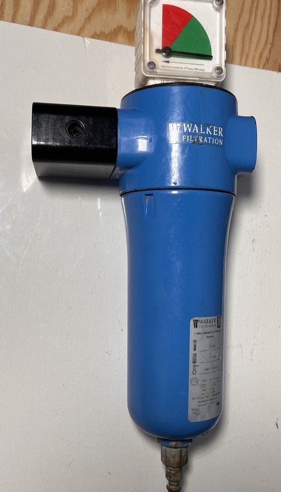 Walker Filtration Compressed Air Coalescing Filter – As Is