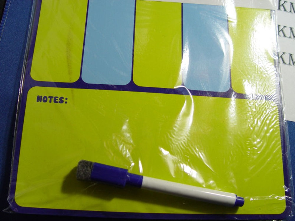 LOCKER MATE 8"x 11" Magnetic write&wipe TASK Board