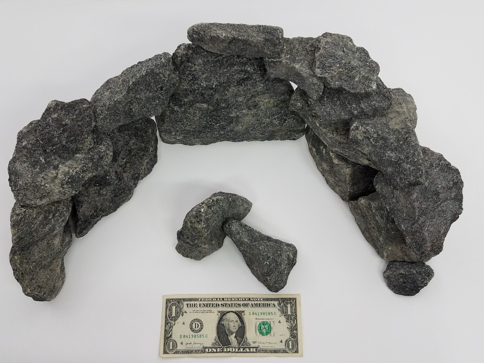 Rocks for Aquarium Stone Decorations 20lbBlack Jagged Granite FishTank Ornaments