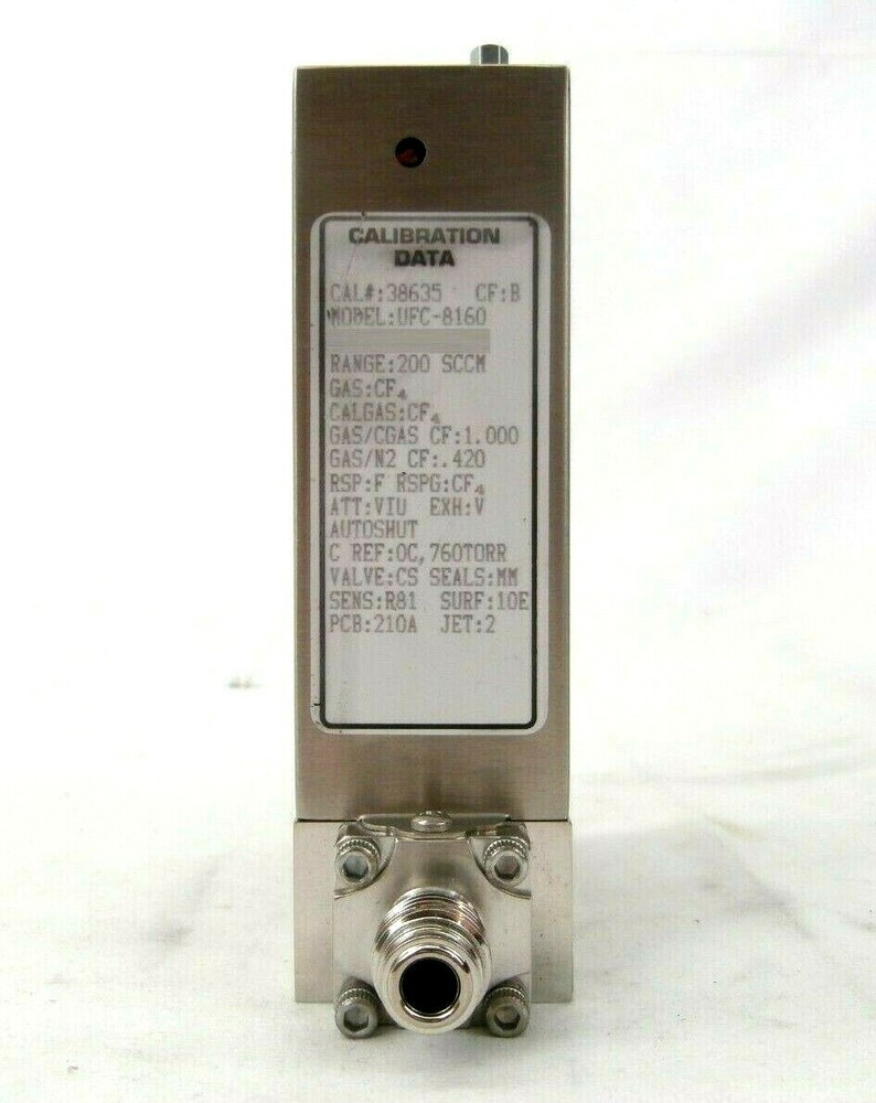 UNIT Instruments UFC-8160 Mass Flow Controller MFC 200 SCCM CF4 Working Spare