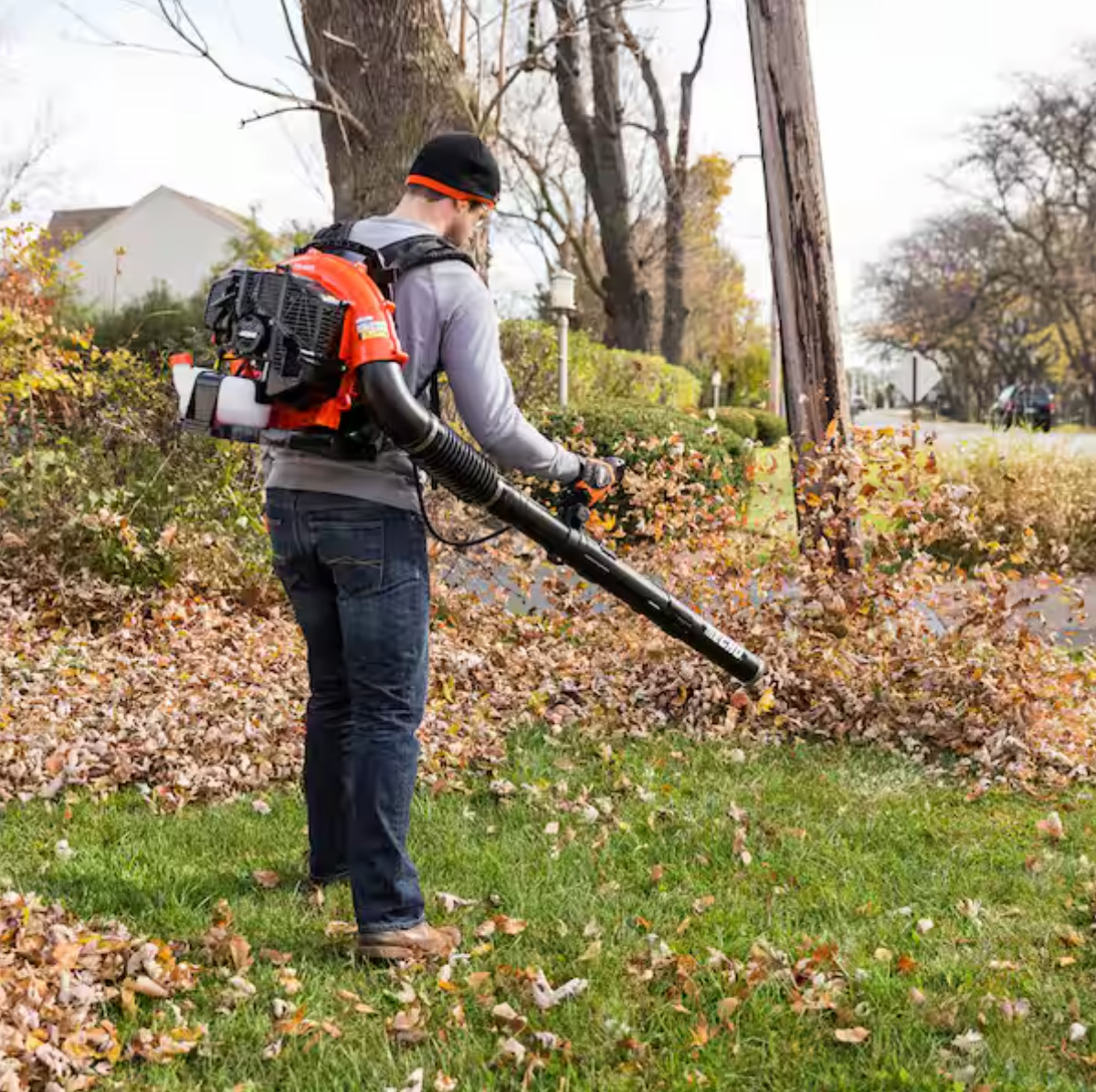 ECHO PB-580T 216 MPH 517 CFM 58.2cc Gas 2-Stroke Backpack Leaf Blower with Tube