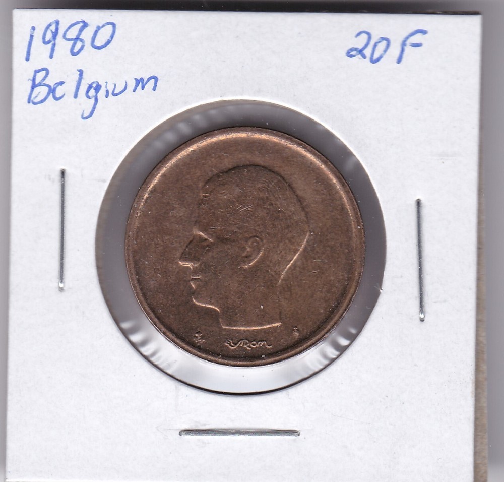 1980 Belgium 20 Franc
