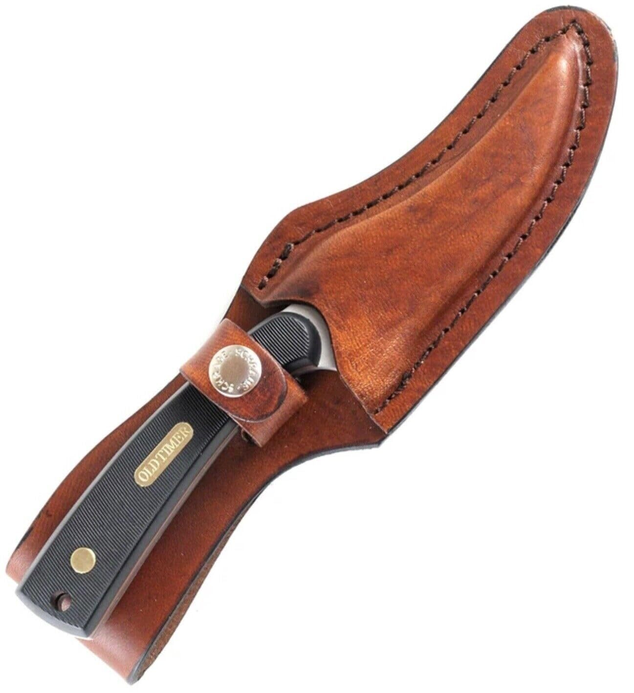 Old Timer 7 1/4" Sharpfinger w/Leather