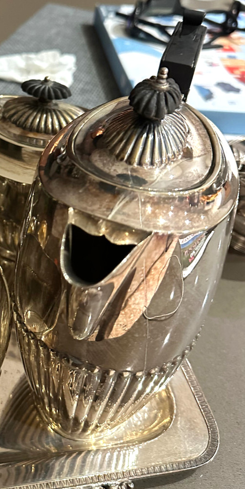 Sheffield-style Silver plated Coffee Pot 1890-1910 Silver @ $92/oz.