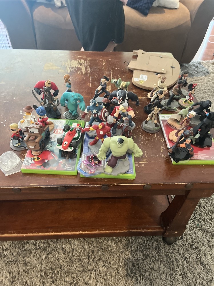 disney infinity figures, bases, and games