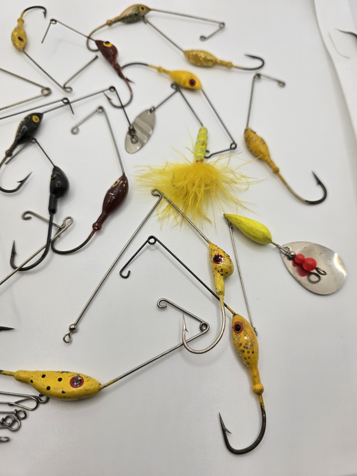 Vintage Lot of Spinnerbait Parts for Bass Fishing Lures, No Blades or Skirts