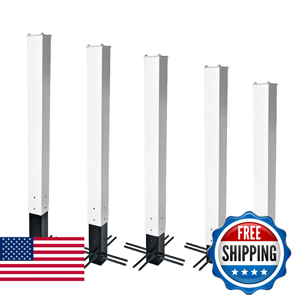 Mail Boss Post Depth Extender Black for Steel Mailbox Posts