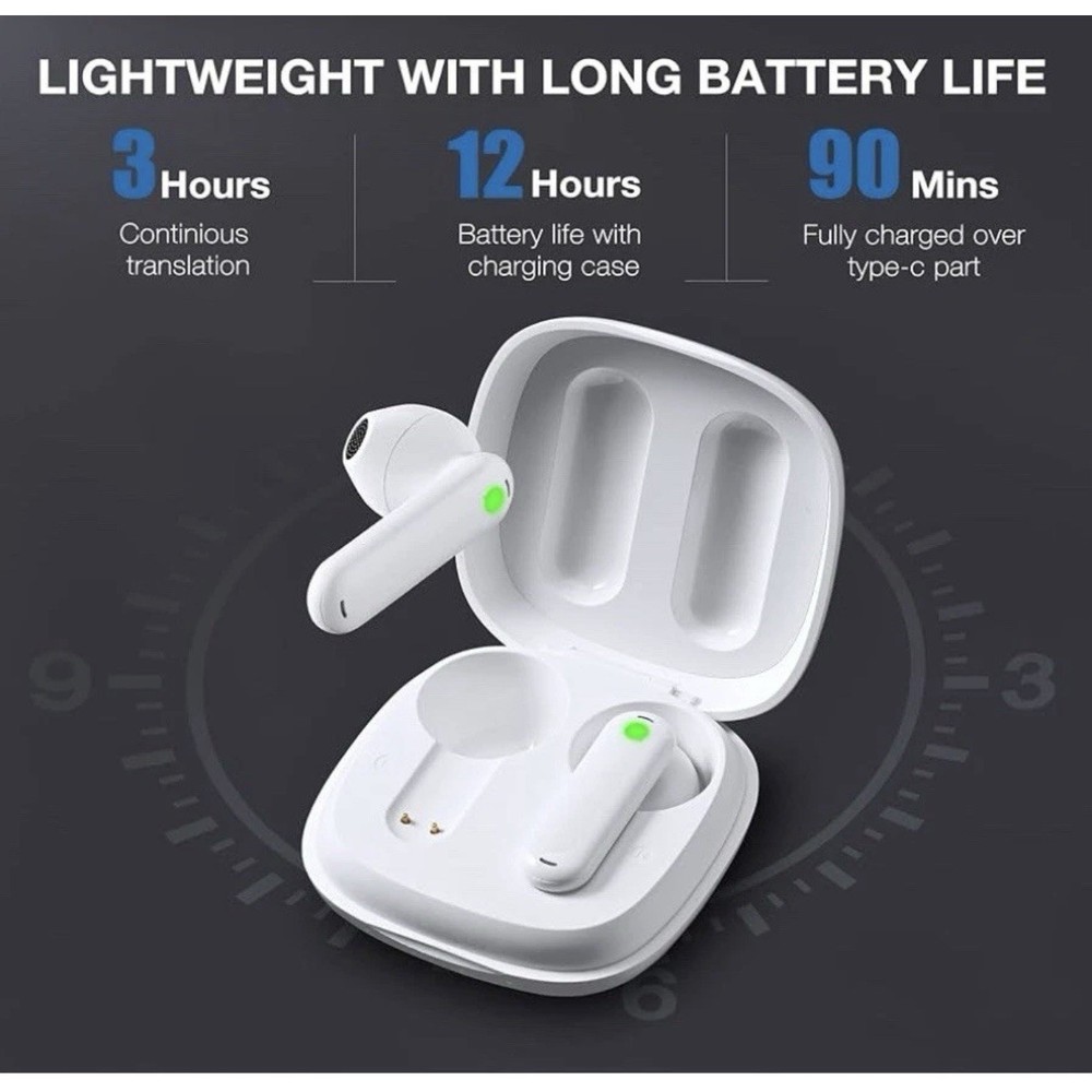 Timekettle WT2 Edge Translator Device Bidirectional Earbuds (Onilne/Offline)