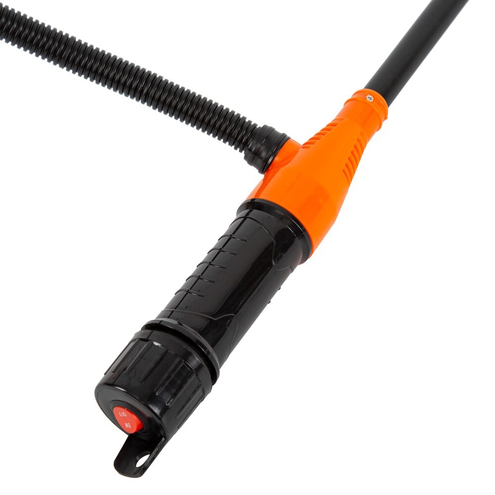 Portable Powered Battery Liquid Transfer Pump 2.4 GPM w/ Flow Control Nozzle