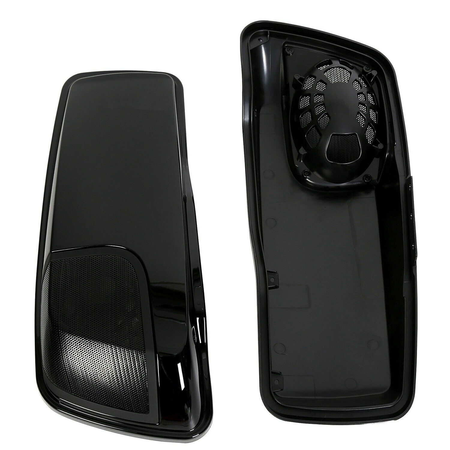 Saddlebag Lids Speaker 5x7 Cutouts For Harley Touring Road King Glide 2014-2024