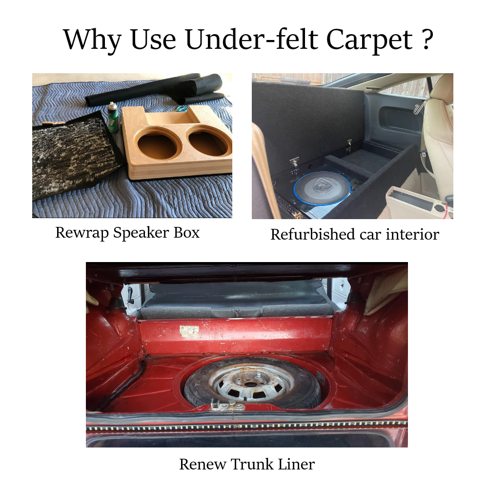 Carpet for Speaker Sub Box Home,Auto,RV,Boat,Marine,Truck&Car Trunk Liner Lot