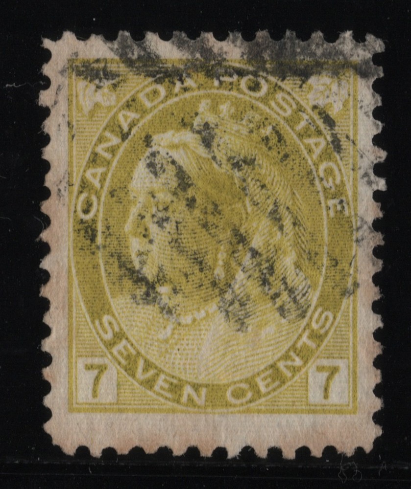#81 Numeral 7c Canada used well centered