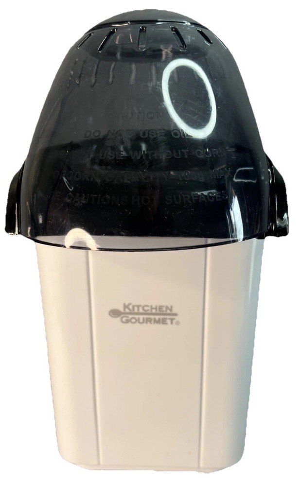 Black & Decker Popcorn Maker Machine  B-32B White Tested EUC