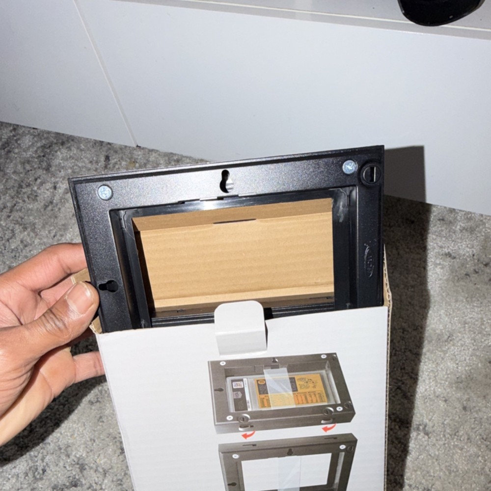 BCW Graded Interlocking Card Frames Display Case Wall-Mounted 4 Cards