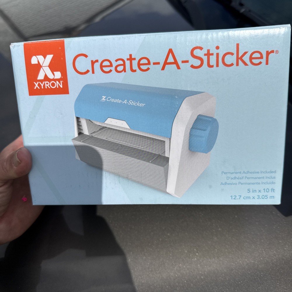 Xyron Create-A-Sticker, Mini, 5" Sticker and Label Maker Machine