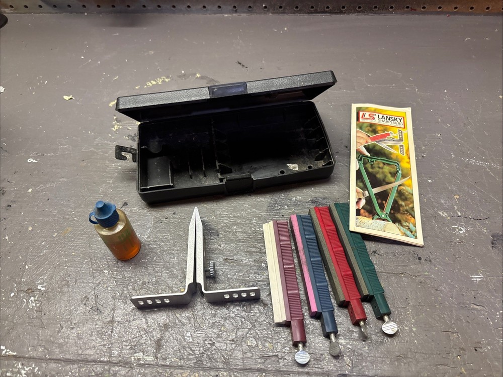 Lansky Deluxe Controlled - Angle Knife Sharpening System Missing Stone