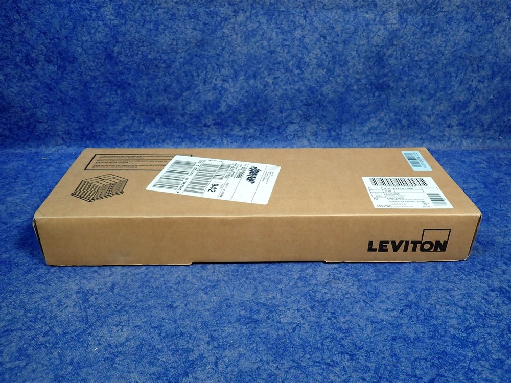 Leviton 010-E2X1A-S48 1RU High-Density Universal Angled Fiber Panel (I10)