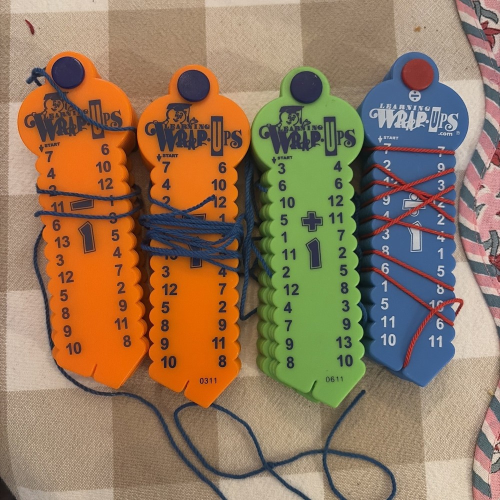 Learning Wrap-Ups Basic Math Self Correcting Learning Educational Homeschool Lot