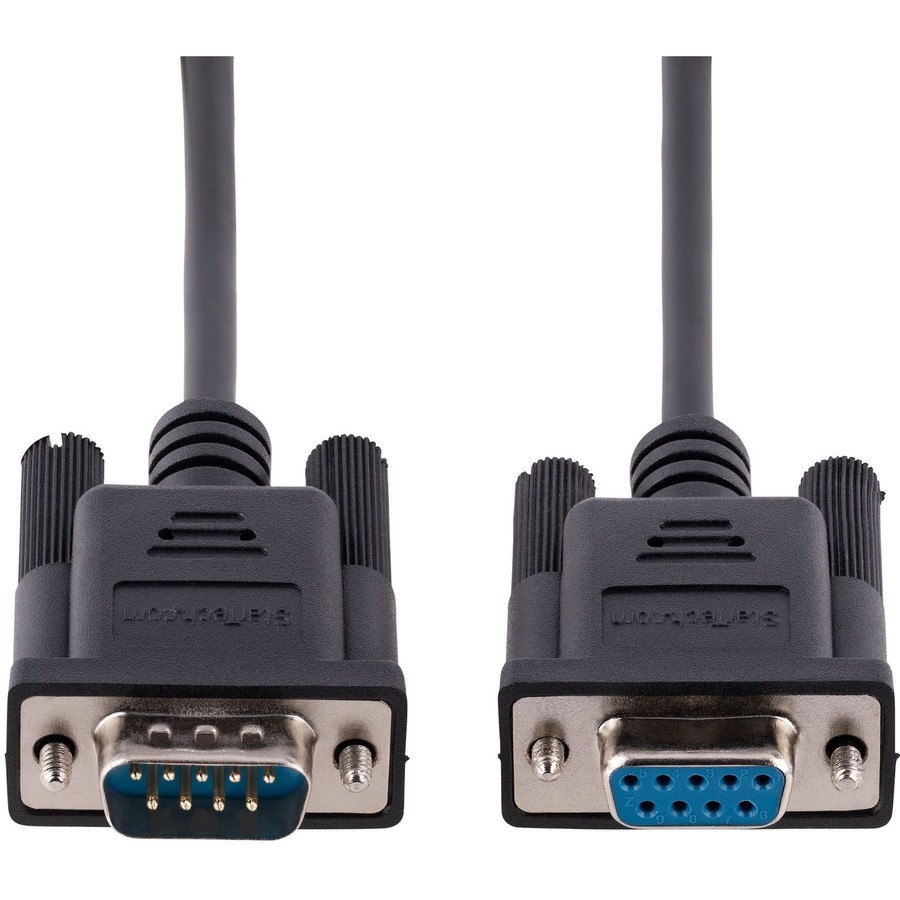 StarTech 9FMNM3MRS232CABLE 3m DB9 Serial Null Modem Cable Black