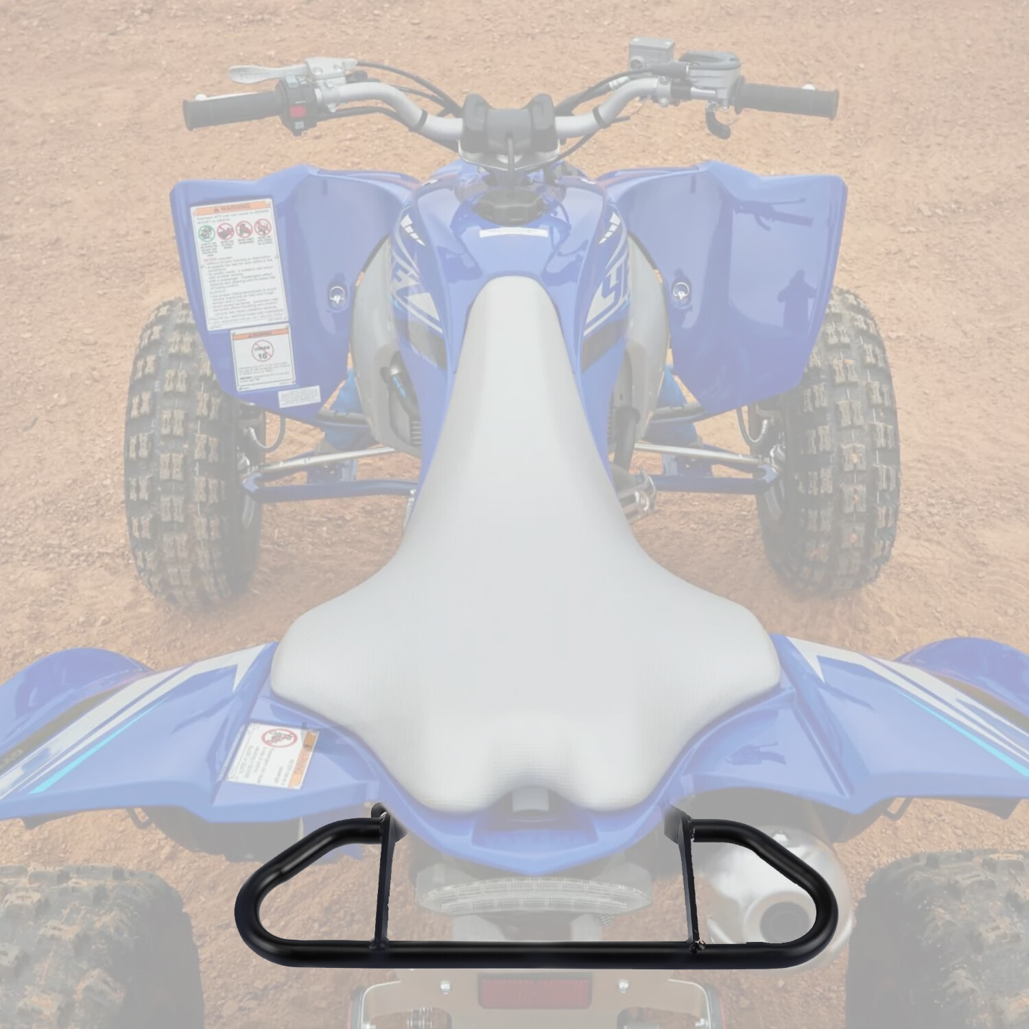 For Yamaha Yfz 450r Grab Bar Bumper Rack 2009-2024 2020 2014 Handle Black