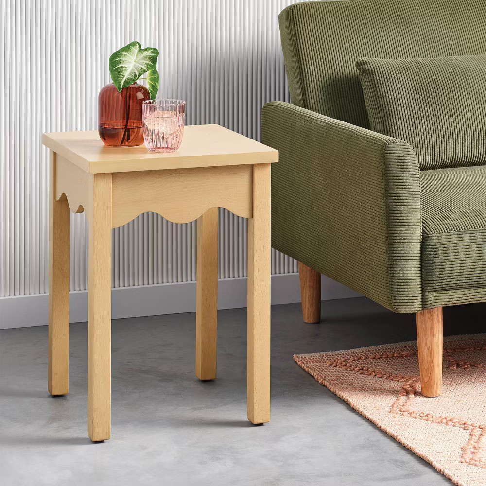 Wavy Accent Table Natural - Room Essentials