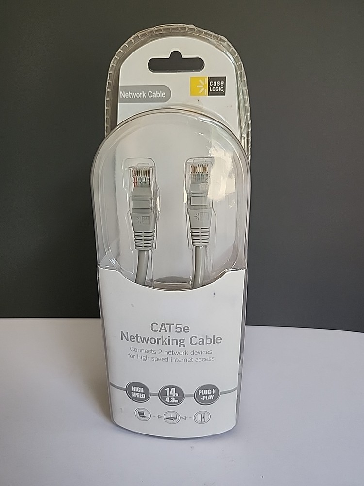 CAT5e Networking Cable 14 Ft. Plug & Play