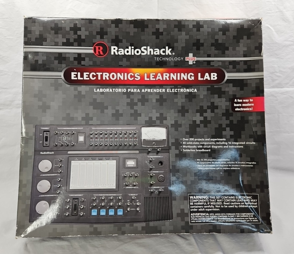 Radio Shack Electronics Learning Lab Kit Manuals parts Box Explore electronics