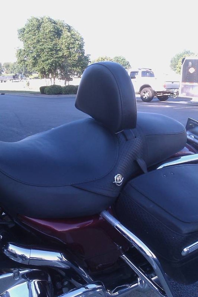 Harley Drivers Backrest for Electra Glide, Ultra,Tri Quick Release Adjustable