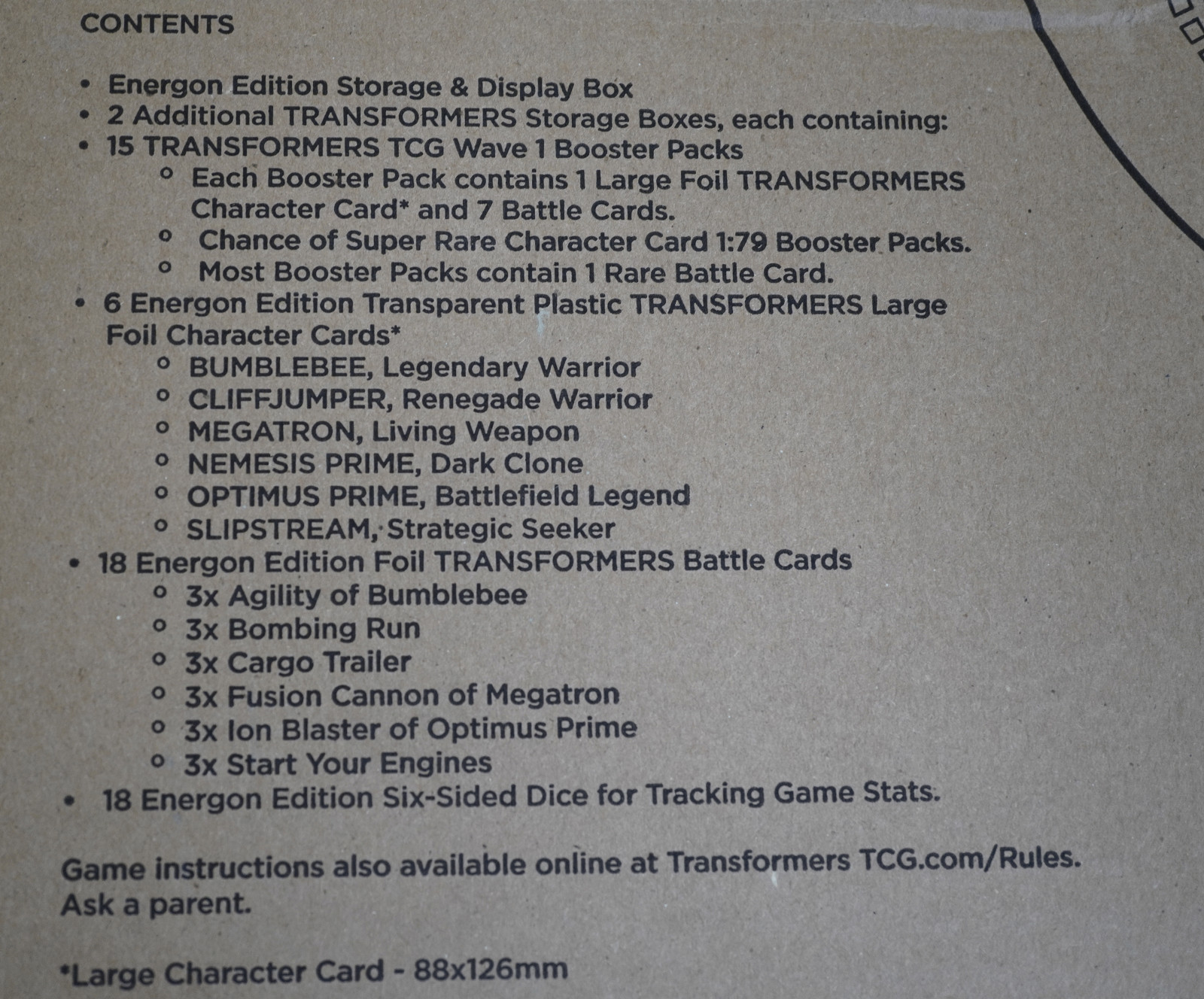 Sealed Transformers TCG Energon Edition Wave 1 30 Booster Packs + Foil Cards