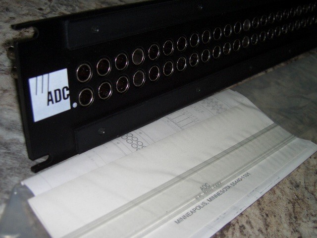 ADC PPI1226RS-NBK 52 Port BNC Patch Panel in box