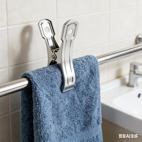 40 PCS Stainless Steel Greenhouse Clamps, Strong Grip Metal Clips for Garden -