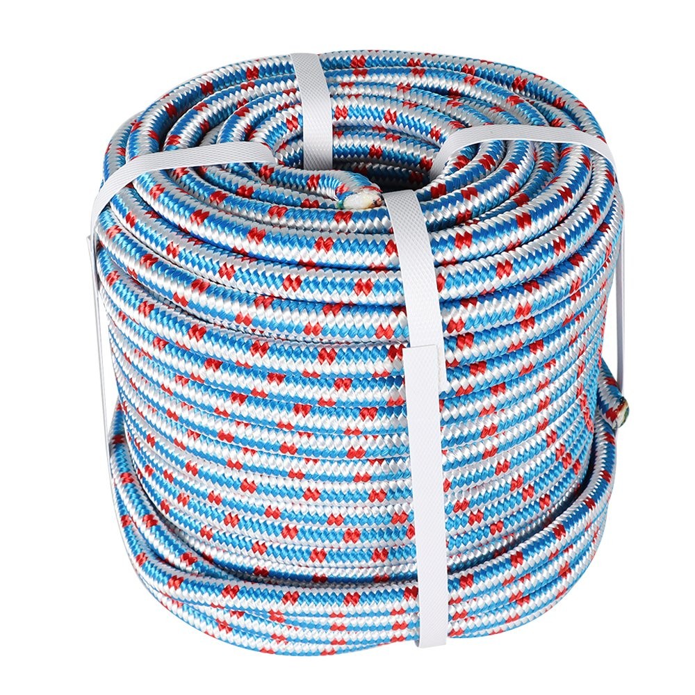 New 16 Strand Nylon Double Braid Polyester Arborist Tree Rope 1/2"×150'