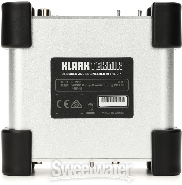 Klark Teknik DI AV 22P 2-channel Passive Direct Box with Midas Transformer