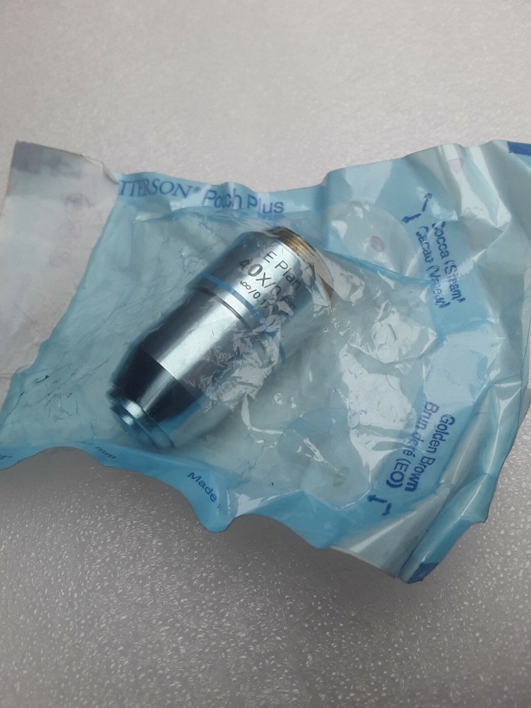 E Plan 40x /0.65  Microscope Objective Lens (Spring)  Plan40 by AmScope