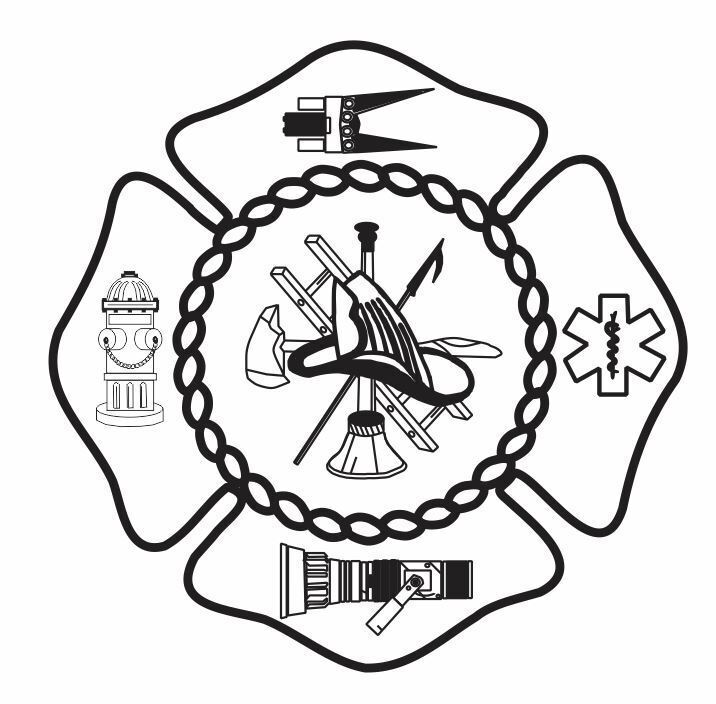 Fire Dept Sticker Decal