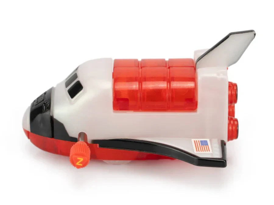 MOONY Space Ship NASA Shuttle Rocket Astronaut Z-Wind-Up Toy TOMY