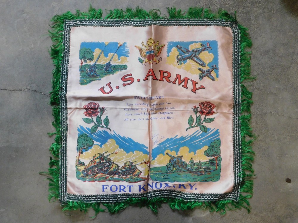 US Army Fort Knox WW2 Era Pillow Sham