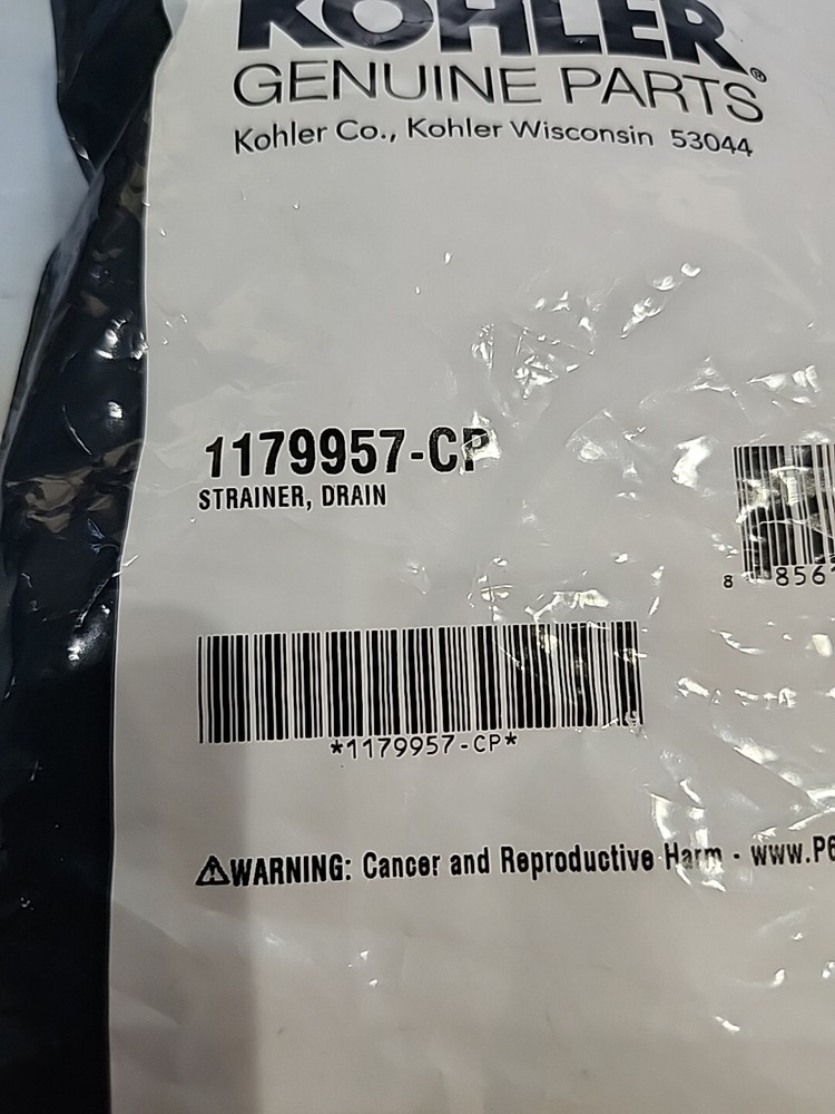 Kohler Drain Strainer 1179957-cp