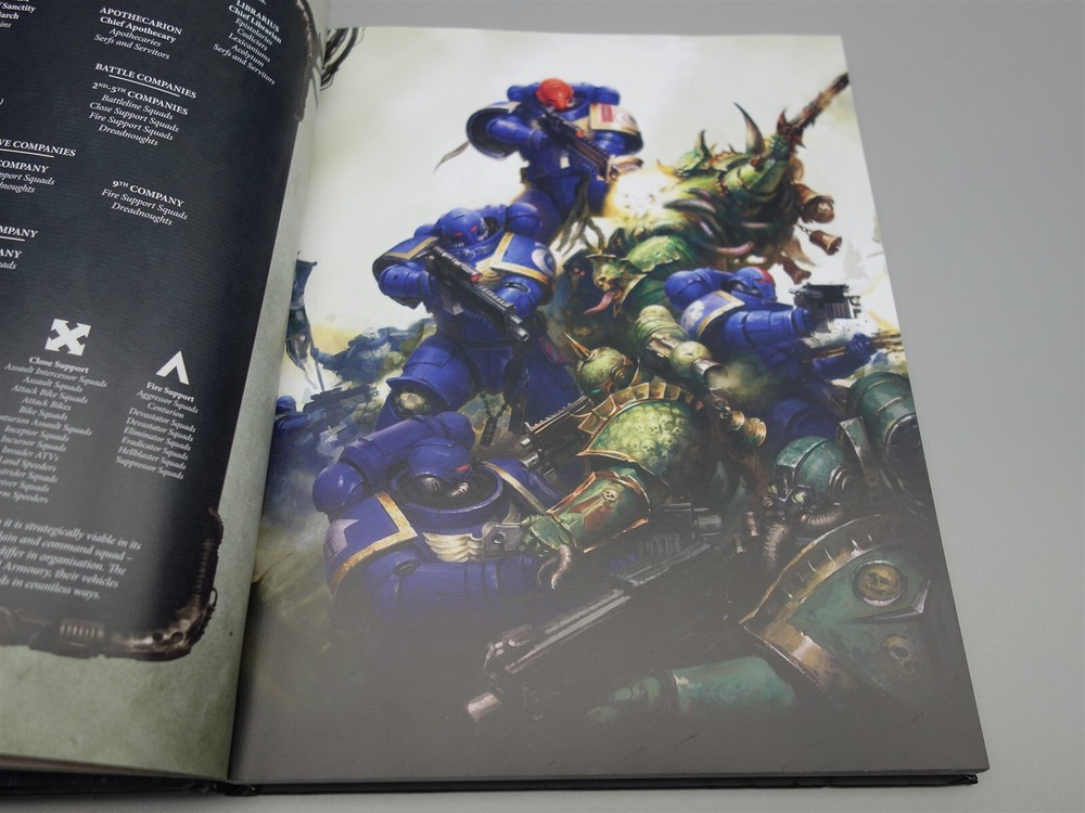 Warhammer 40k Codex Army Book - Space Marines 9th Edition (oop Hardback )