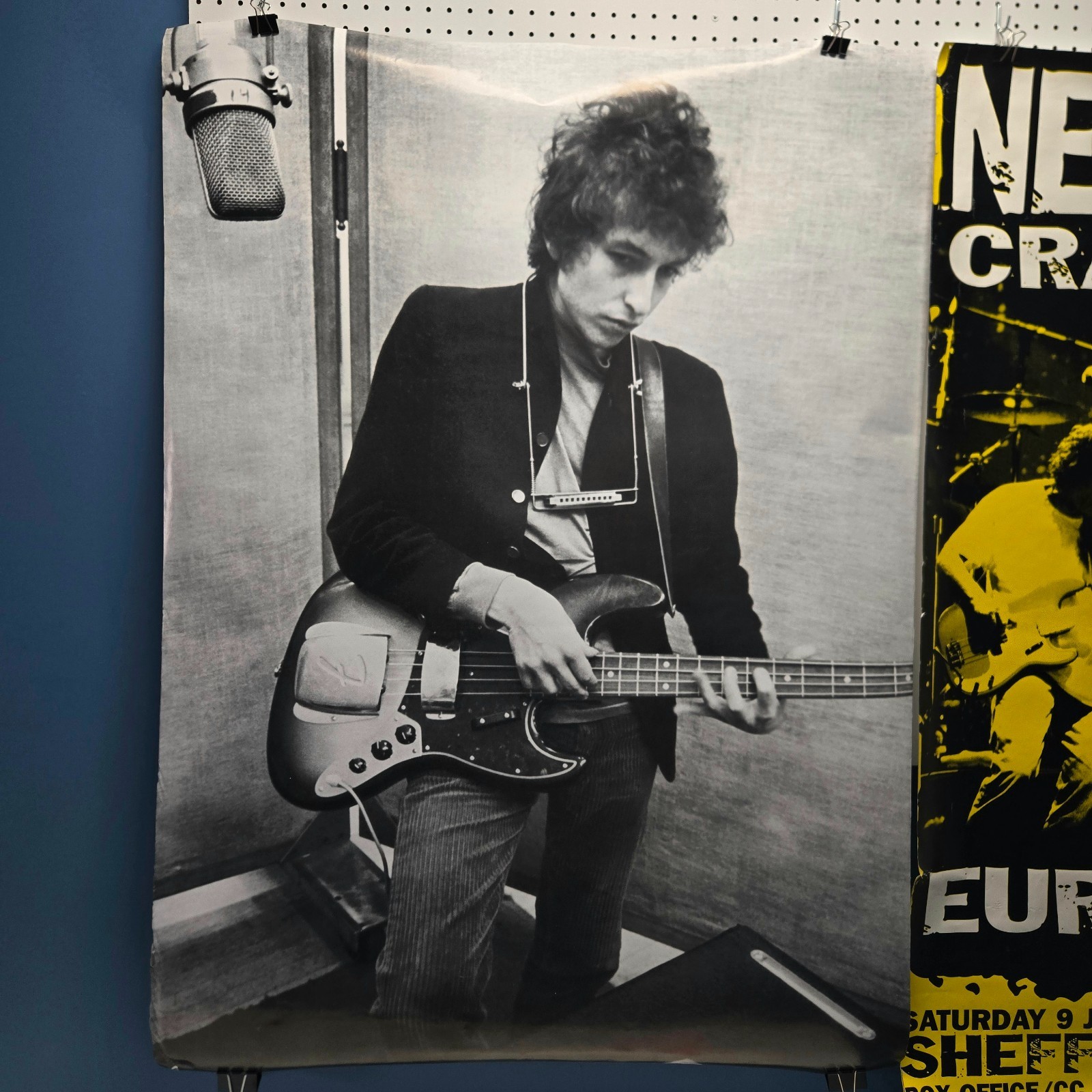 3 VTG Rock & Roll POSTERS - Bob Dylan, Neil Young, Jimi Hendrix - 53" x 38" EACH