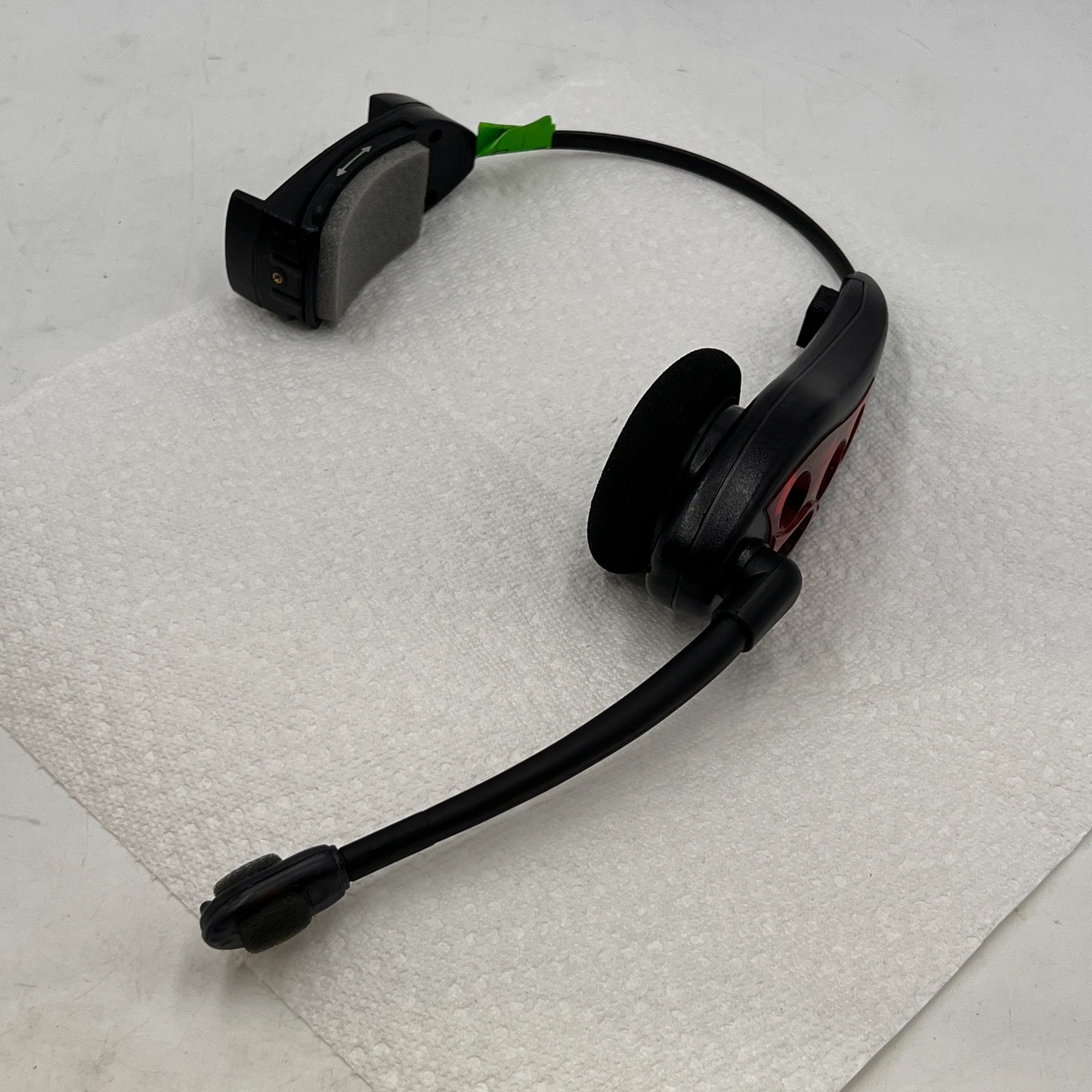 USED HME HS6000 RED Wireless Drive Thru Intercom Headset Works Great NO BATTERY