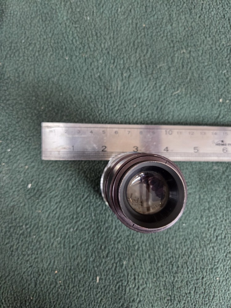LARGE MICROSCOPE OBJECTIVE LENS 5X S/N 5163