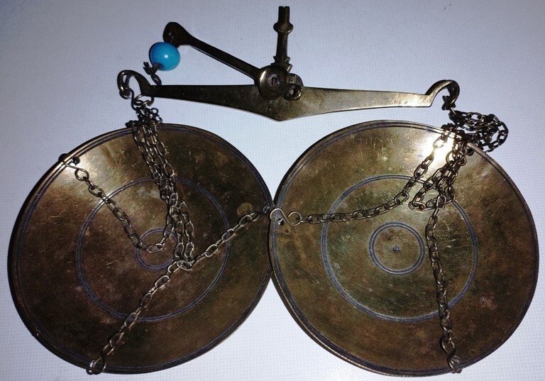 Vintage copper scales
