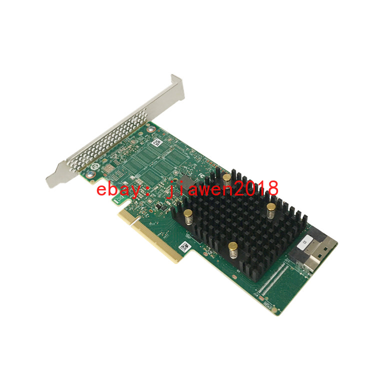 LSI 9500-8i Tri-Mode HBA IT Mode ZFS TrueNAS UNRAID + SFF-8654 SATA 8P Cable US