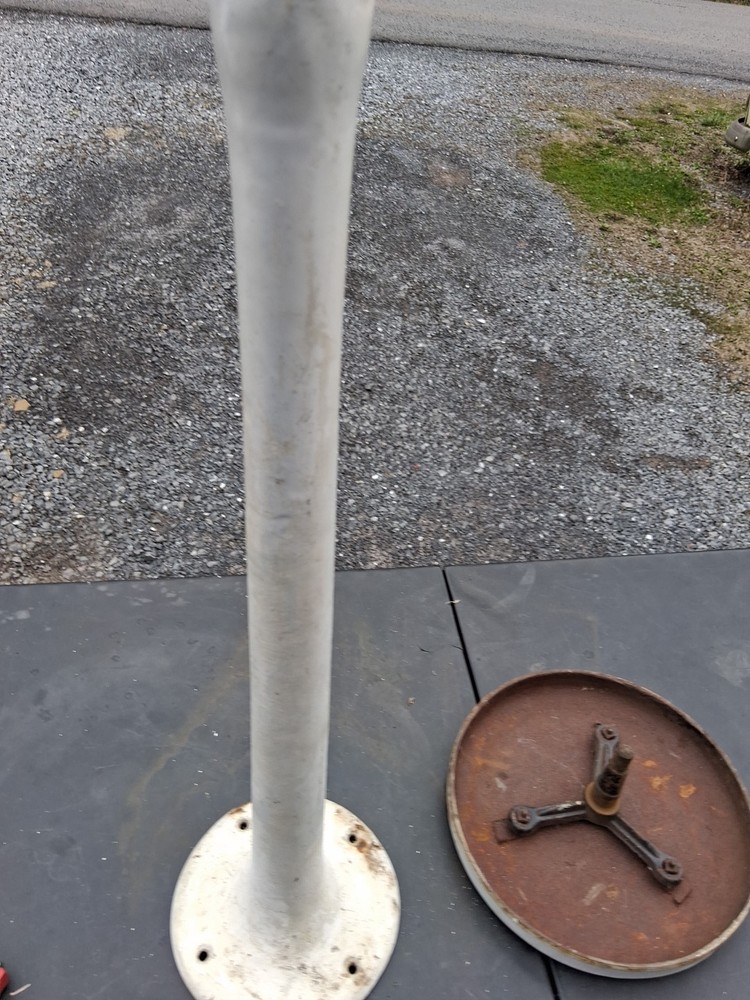 Vintage Cast Iron Bar Stool